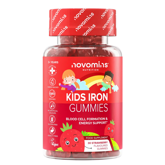 kids iron supplements for women and men with 2.5 mg of iron per serving
