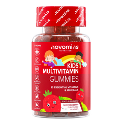 Bottle of Novomins Kids Multivitamin